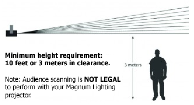 warning height lasers